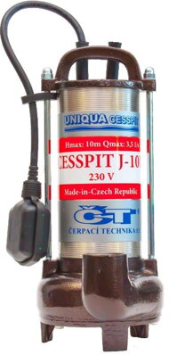 Čerpadlo kalové CESSPIT J10P H-9,5M Q-210L/MIN 230V